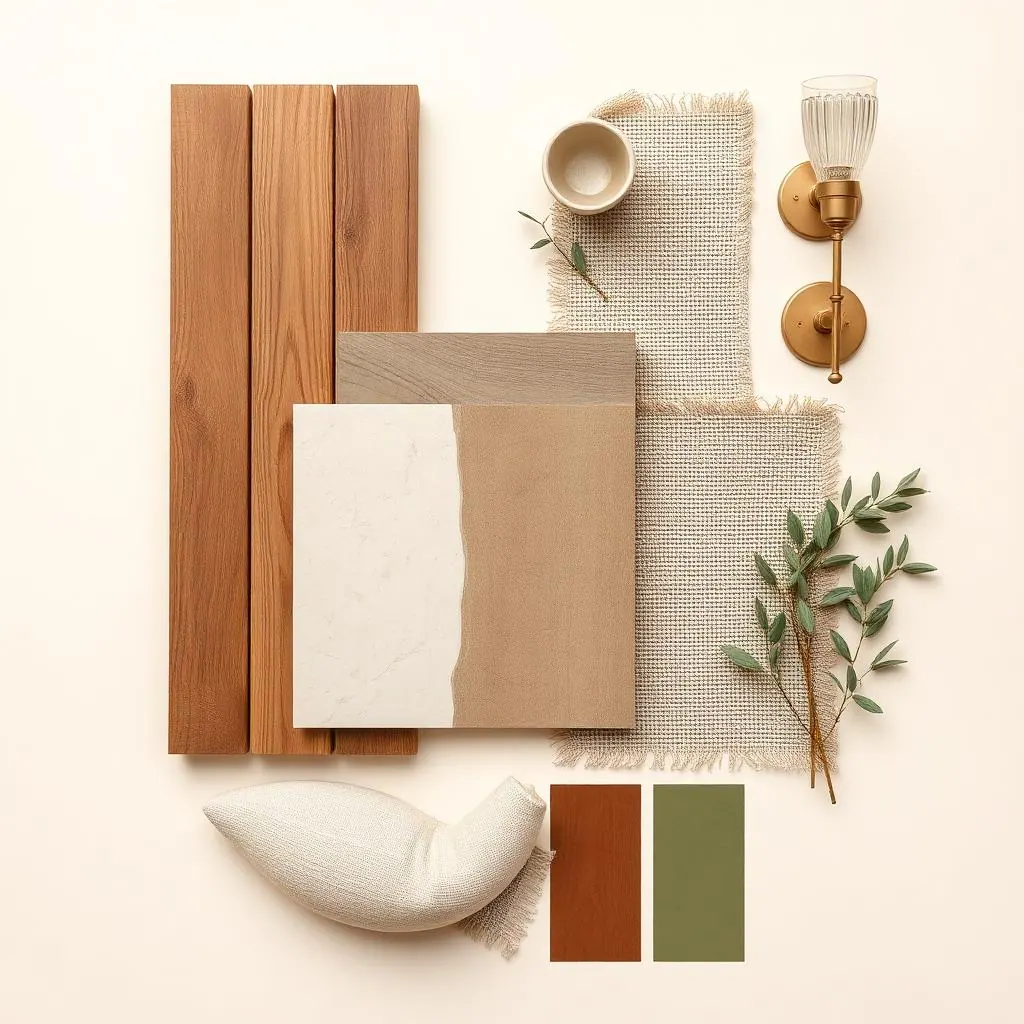 Moodboard matières et couleurs