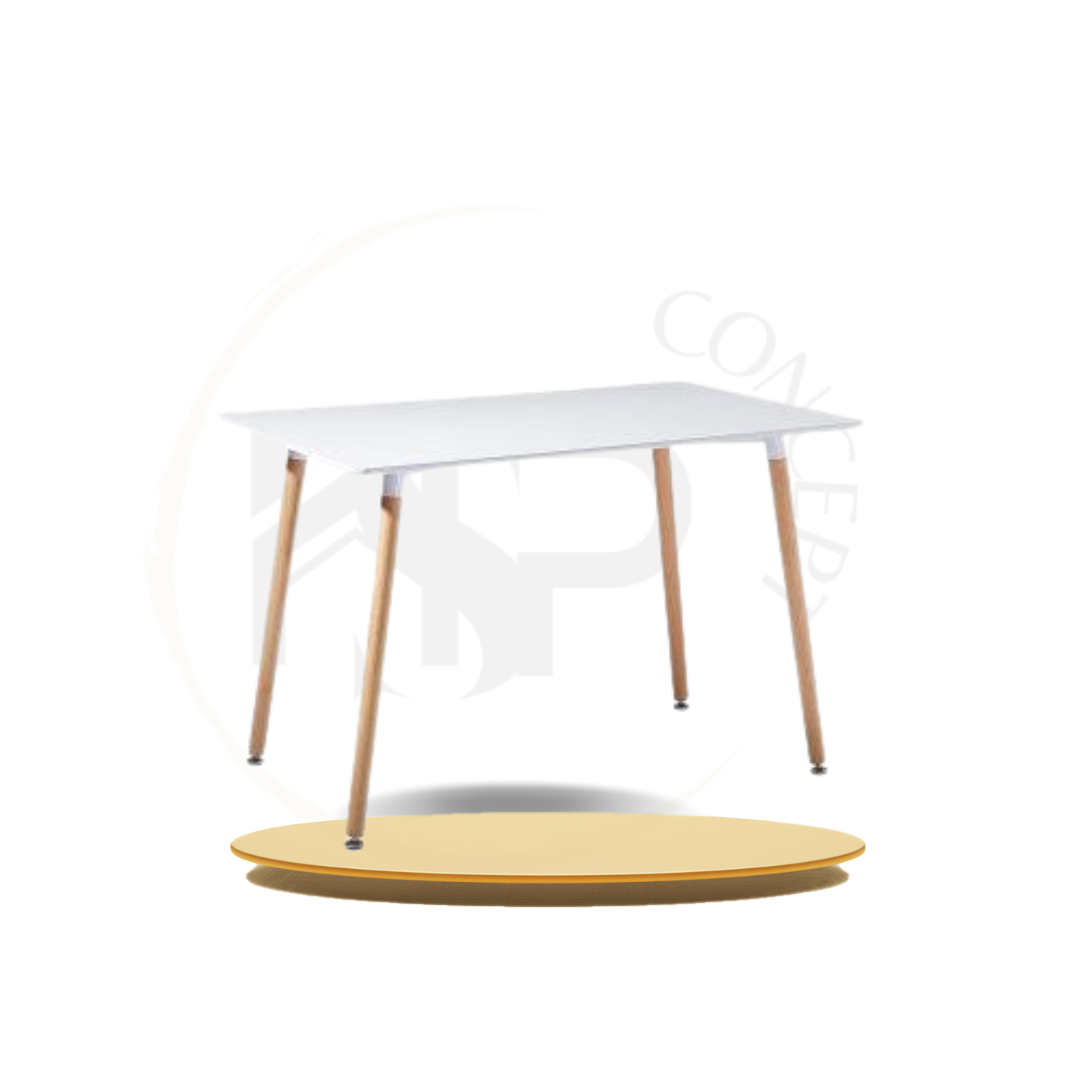 Découvrez notre table à manger en bois 110x70x72 cm, idéale pour les petits espaces. Design élégant, robuste et fonctionnelle, elle est parfaite pour votre salle à manger ou cuisine.