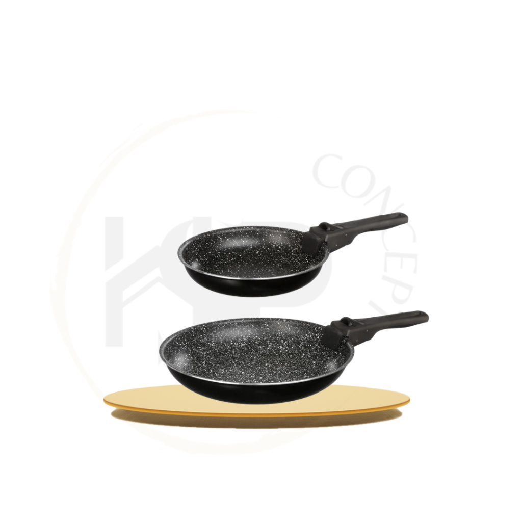 Lot de 2 poêles - 20 26 cm