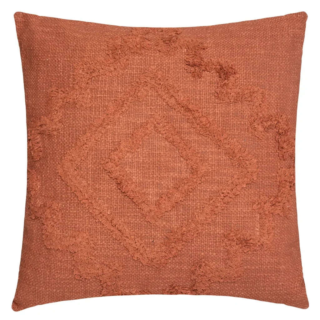 Coussin terre d'argile Inca 40x40cm